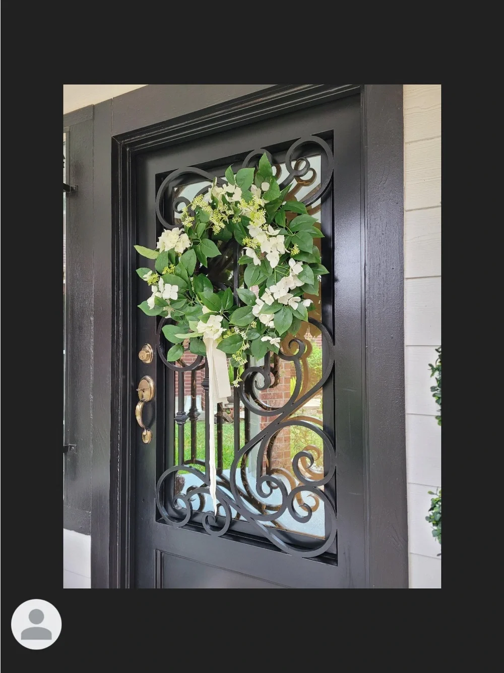 Hydrangea Wreath Cream - Threshold™ designed with Studio McGee